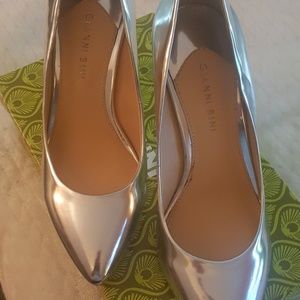 Silver heels